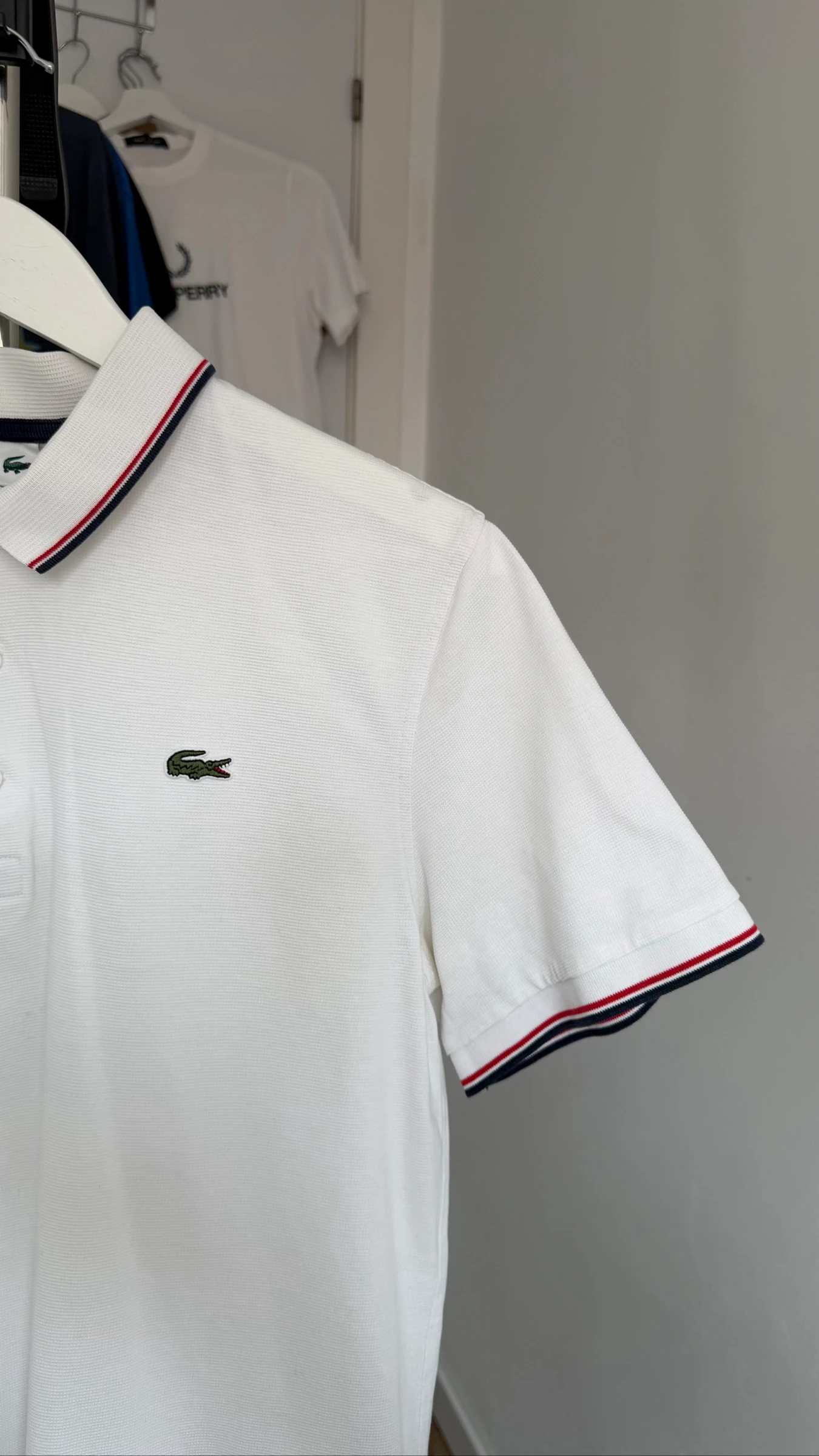 Polo Lacoste Sport branco – tamanho G – photo 6